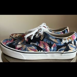 Vans Multi colored leaves.